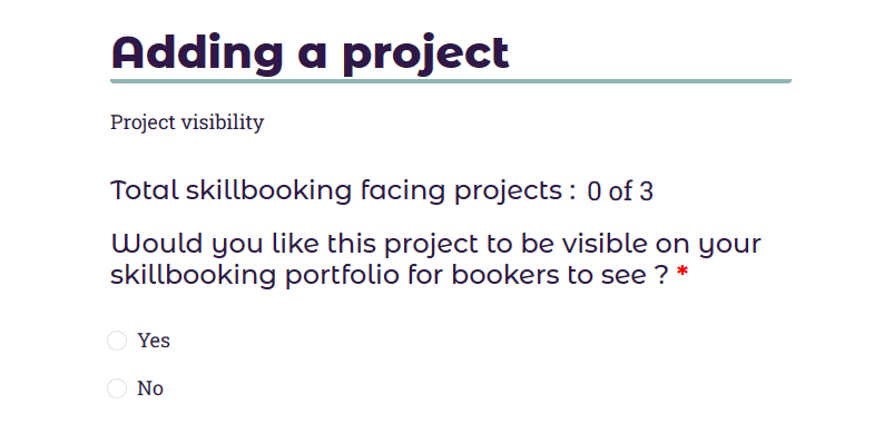 SkillBooking portfolio